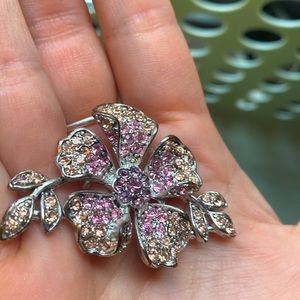Vintage Jeweled Flower